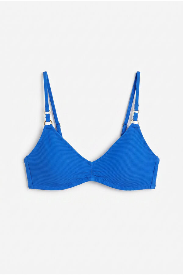 Women'secret Top bikini push up canal&eacute; azul azul