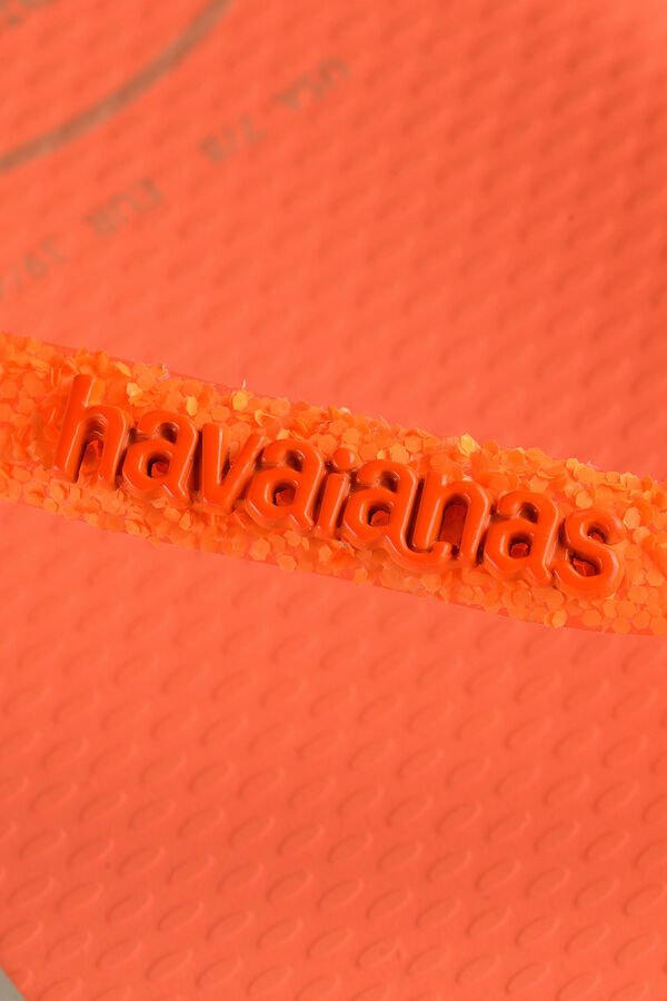 Havaianas Chinelos Havaianas Square Glitter Neon vermelho