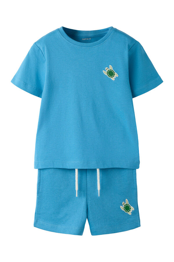 Name it Conjunto de T-shirt e cal&ccedil;&otilde;es azul
