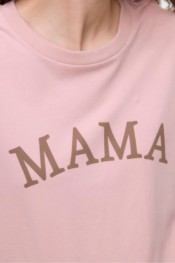 Mamalicious Pijama manga curta maternidade e amamenta&ccedil;&atilde;o rosa