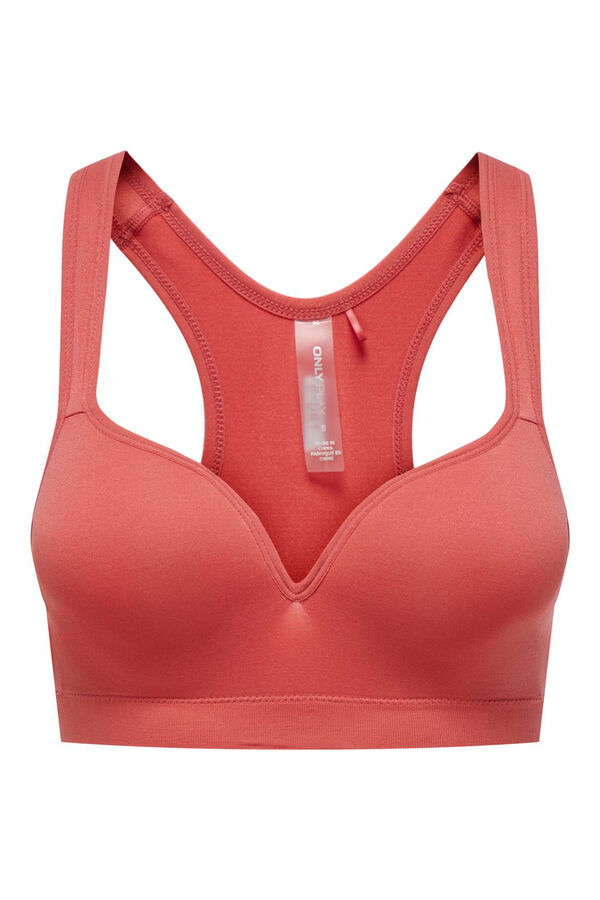Only Play Sujetador deportivo acolchado rosa