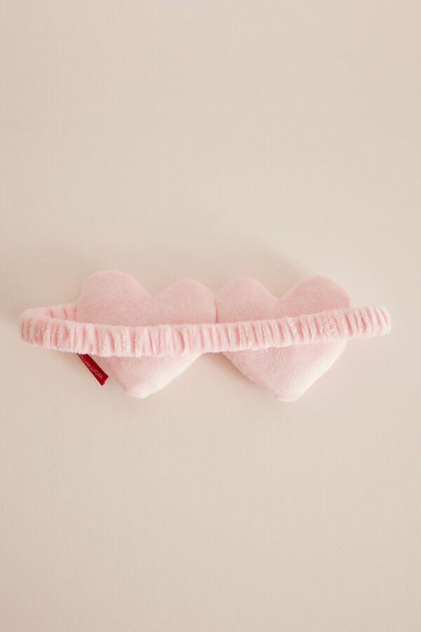Women'secret Antifaz dormir corazones rosa