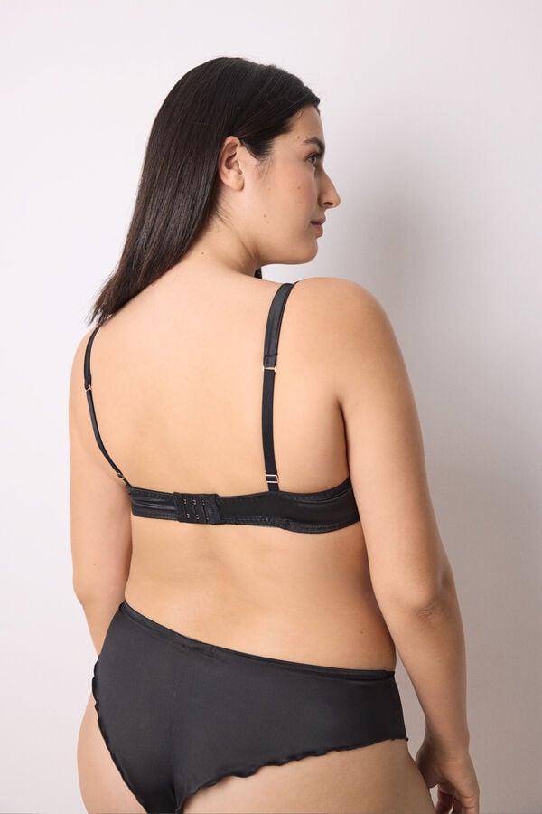 Women'secret BEAUTIFUL suti&atilde; cl&aacute;ssico com aro e enchimento preto preto