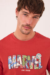 Women'secret Pijama Marvel rojo/coral rojo