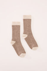 Women'secret Meias longas verdes b&aacute;sicos cru