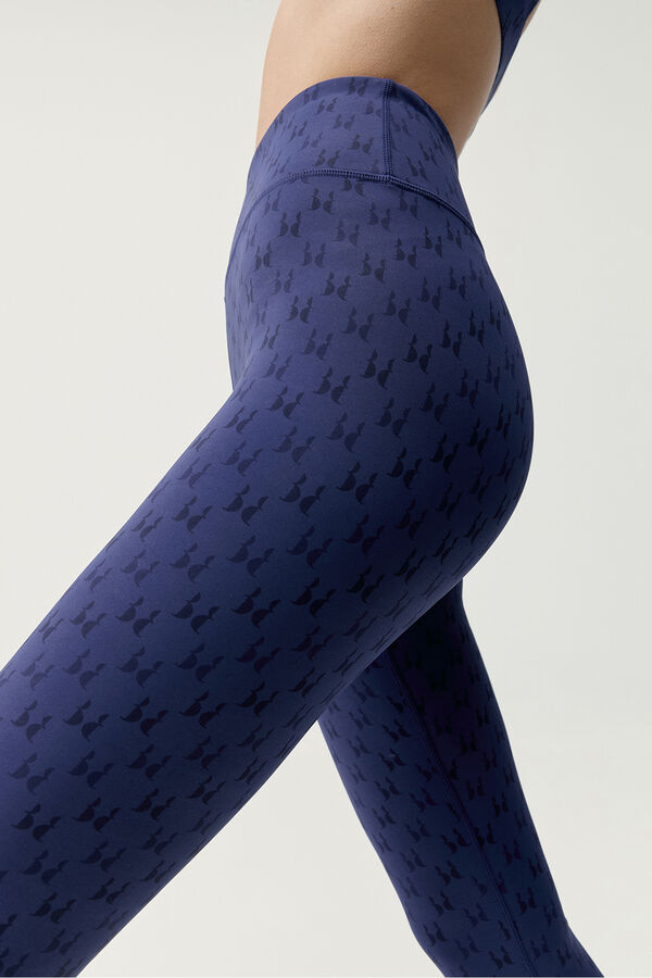 Born Living Yoga Legging deportivo Monogram azul azul