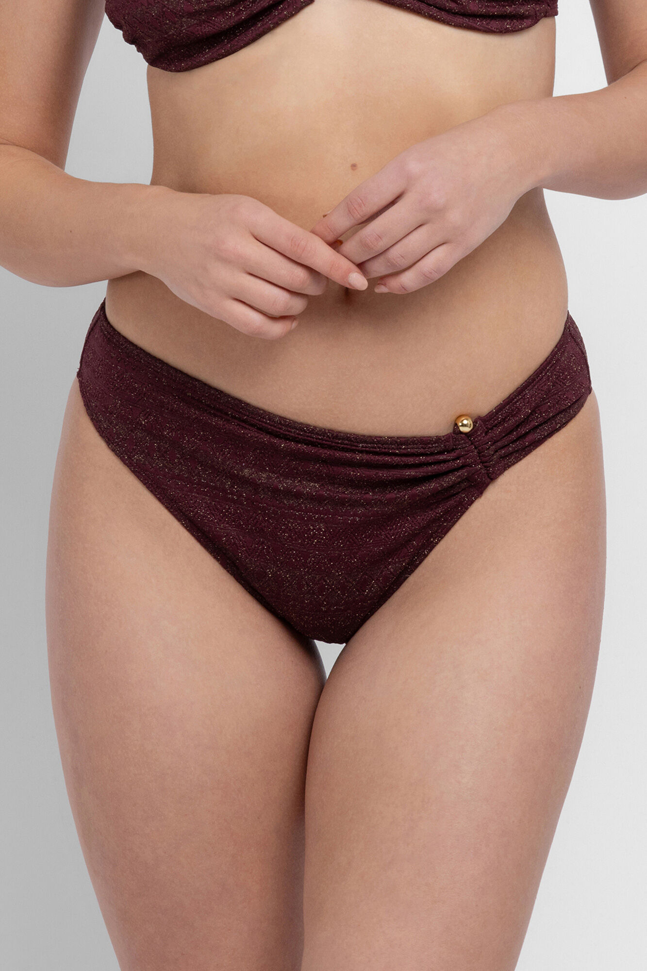 Dorina Cueca de biqu&iacute;ni perna alta Ushuaia