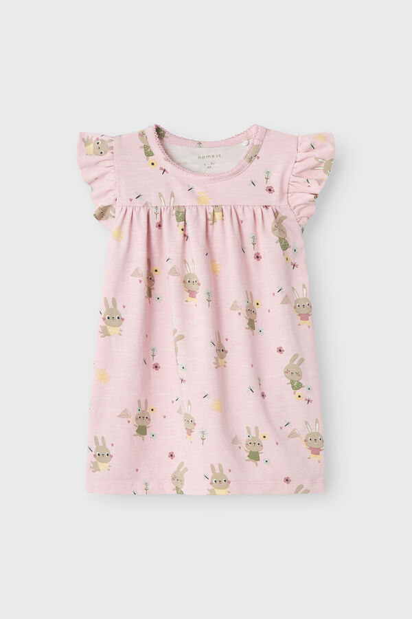 Name it Vestido algodão bebé menina rosa
