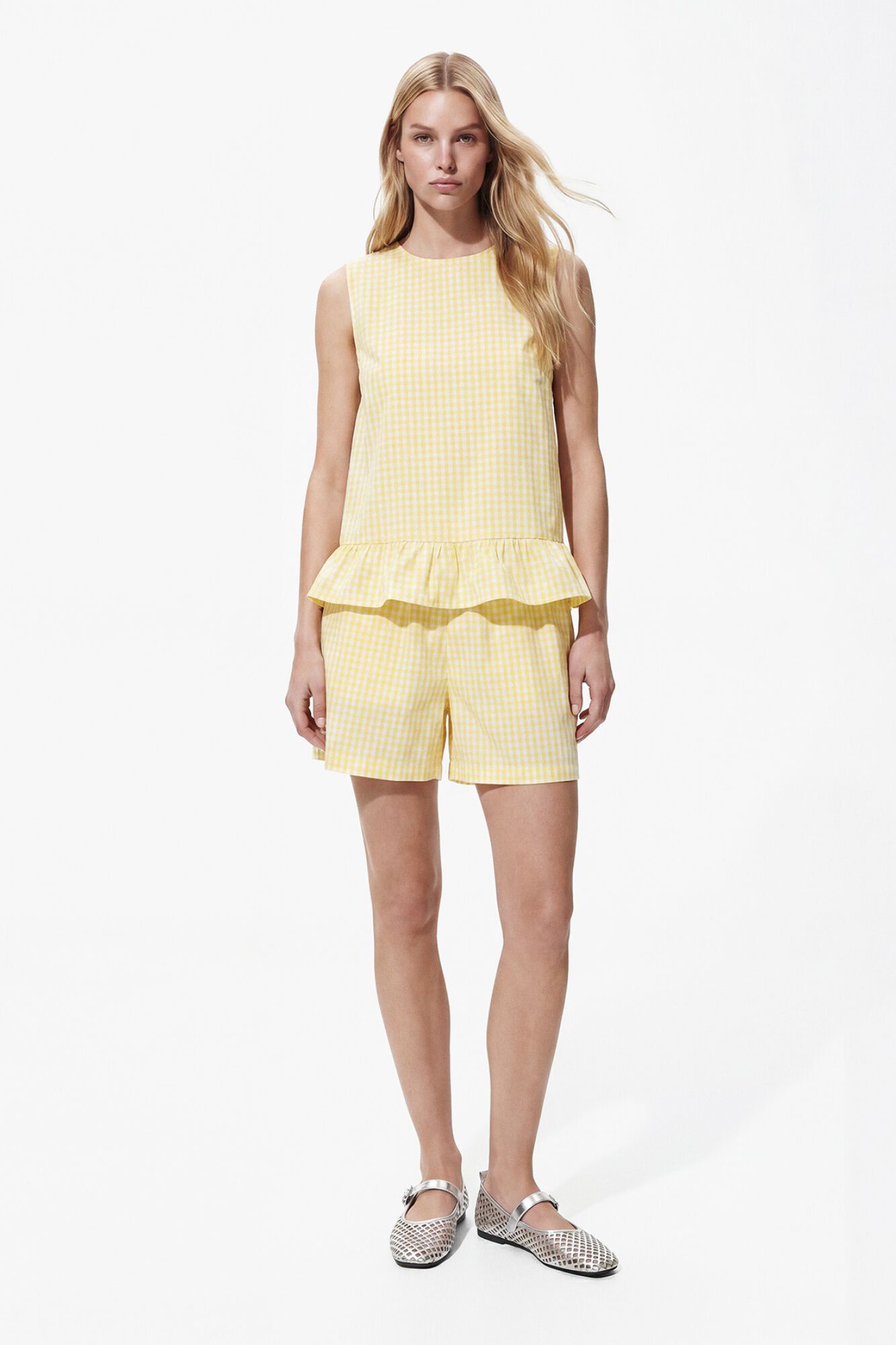 Pieces Top estampado vichy