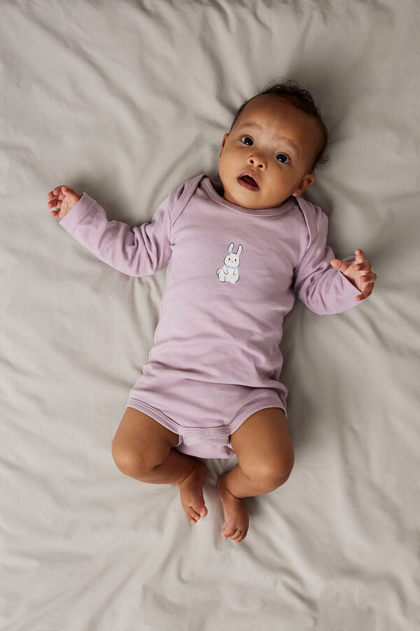 Name it Set de 3 bodies de bebe beige