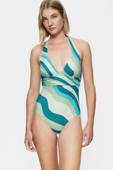 Triumph Mai&ocirc; halter com aro azul