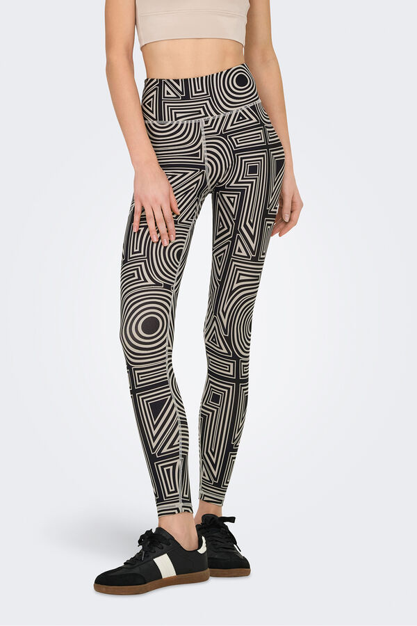 Only Play Leggings desportivas com estampado cru