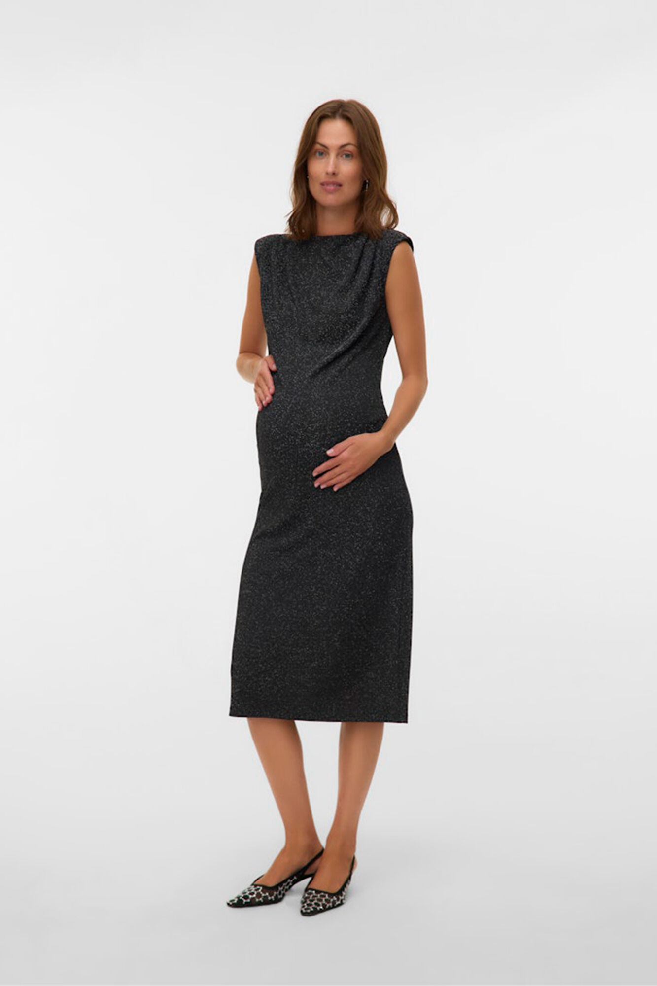 Mamalicious Vestido midi para maternity