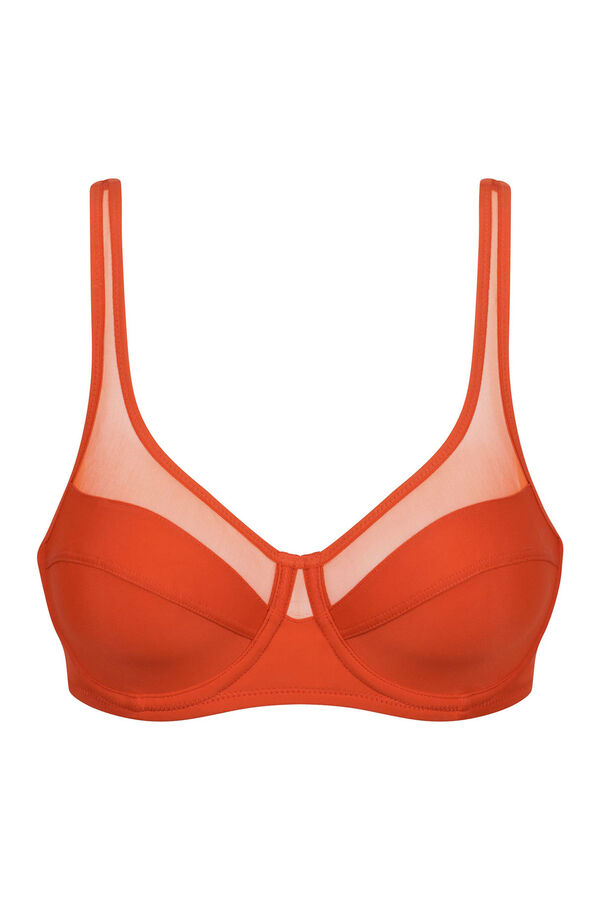 DIM Suti&atilde; com soutien de grande capacidade vermelho