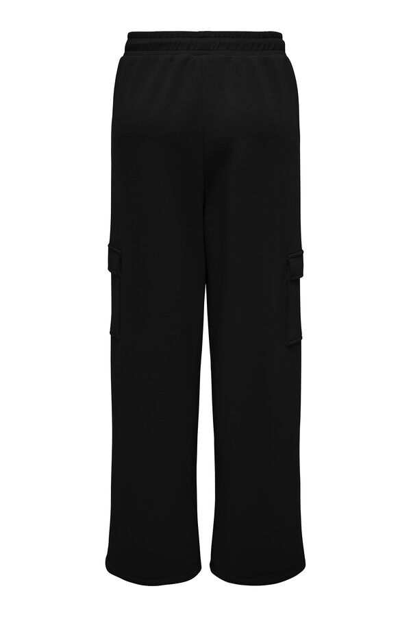 Only Play Calça cargo com cintura elástica preto