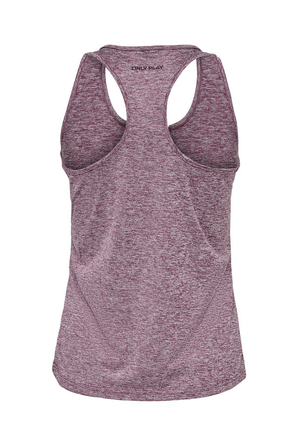 Only Play Top deportivo sin mangas baja intensidad morado/lila