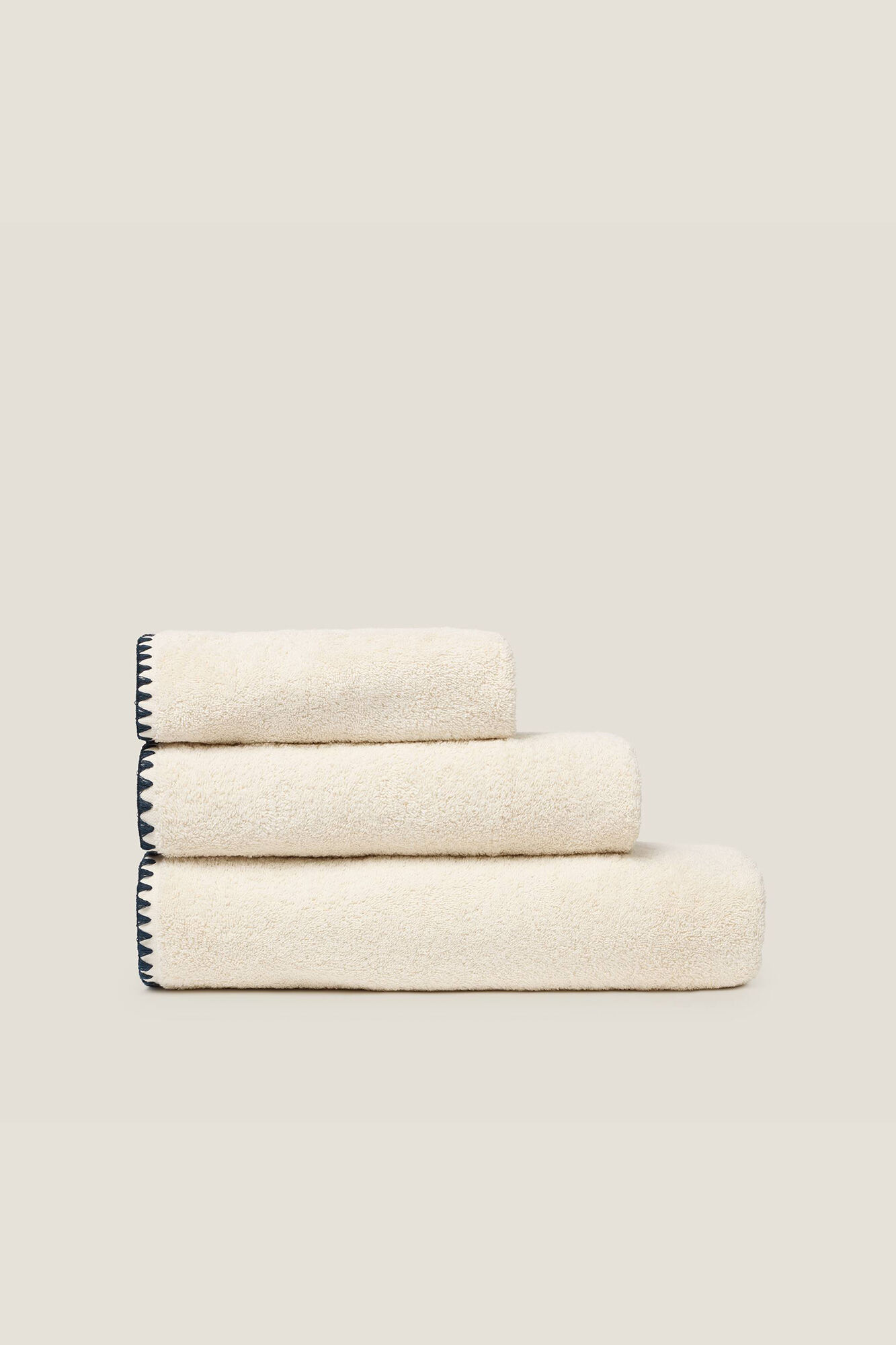 Textura Toalla ba&ntilde;o pespunte