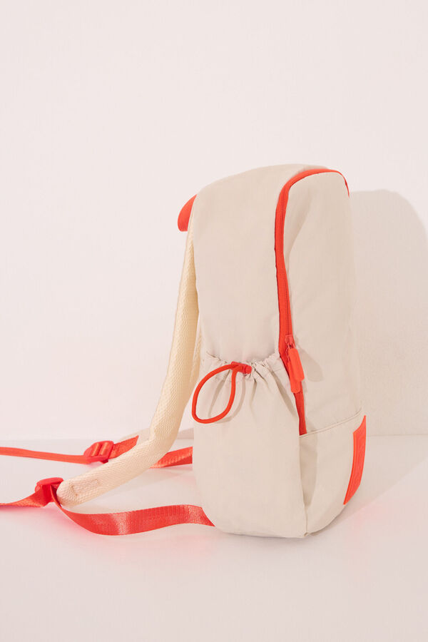 Women'secret Mochila viaje nylon beige  nude