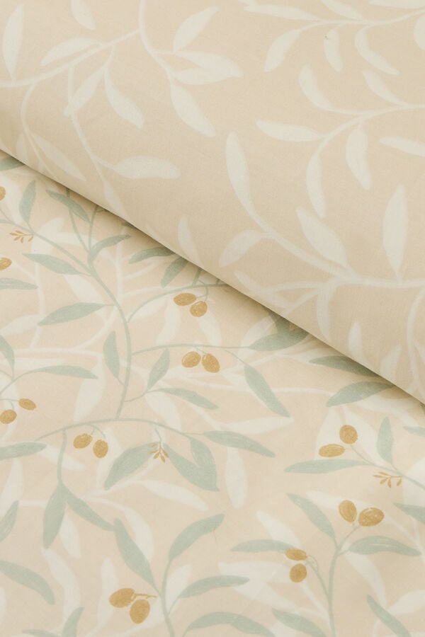 Textura Funda n&oacute;rdica estampada reversible blanco