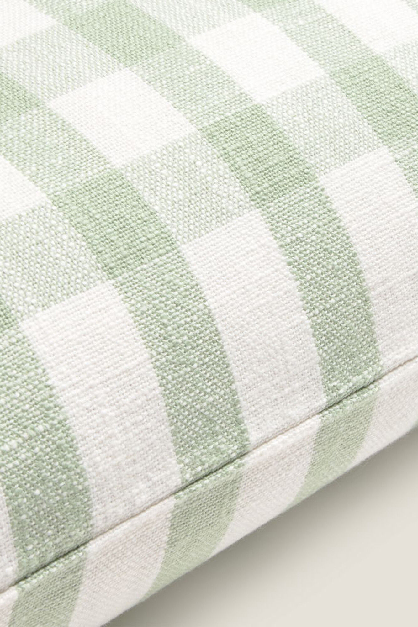 Textura Capa de almofada de algod&atilde;o xadrez