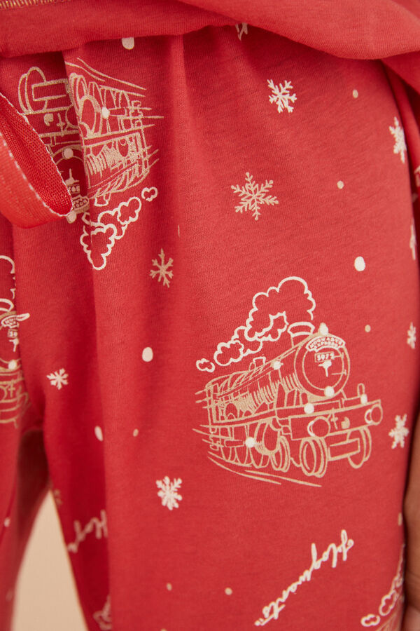 Women'secret Pijama 100% algod&oacute;n tren Harry Potter rosa