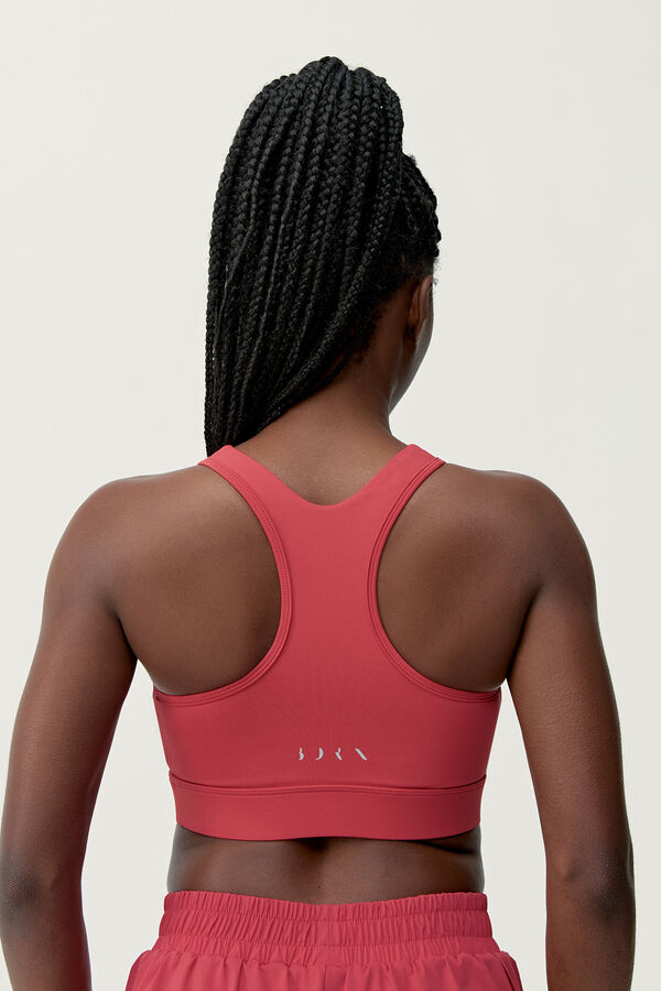 Born Living Yoga Top Bikila Crisantemo rojo