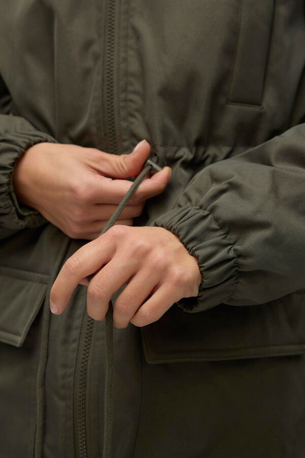 Mamalicious Parka maternity y lactancia gris