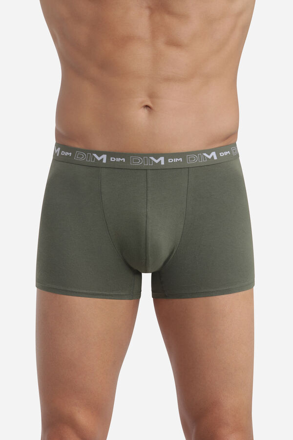 DIM Pacote com 3 boxers de algod&atilde;o estampado