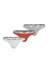 Calvin Klein Pack 3 tangas blanco