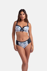 Dorina Top de biquíni com enchimento azul