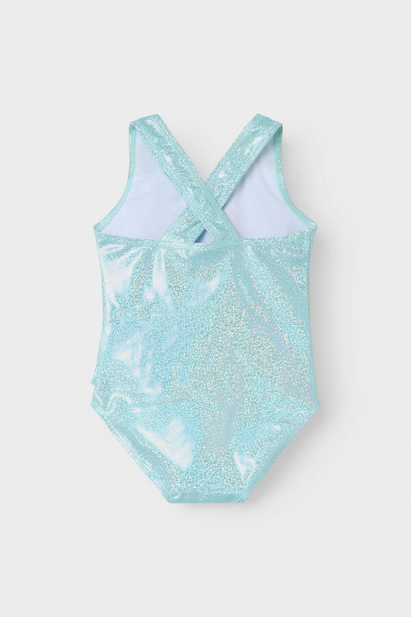 Name it Bañador glitter La Sirenita turquesa