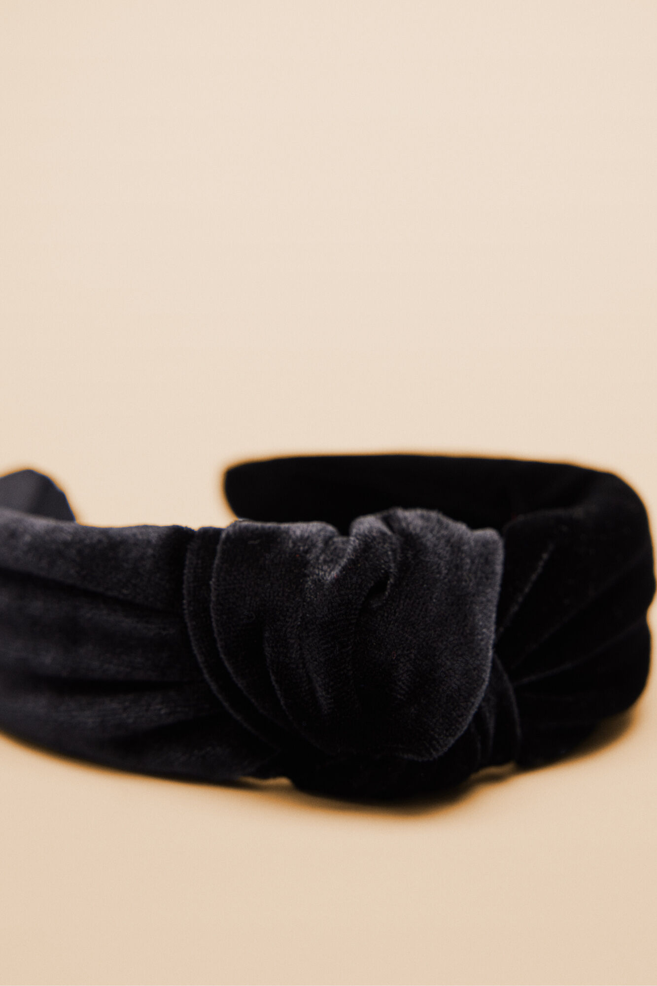 Women'secret Diadema pelo nudo terciopelo negro 