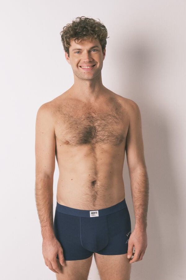 Women'secret Pack de 2 boxers de cuecas para esqui azul