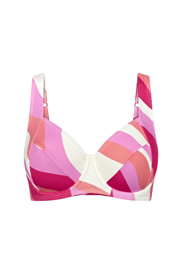 Triumph Top de bikini con aro fucsia