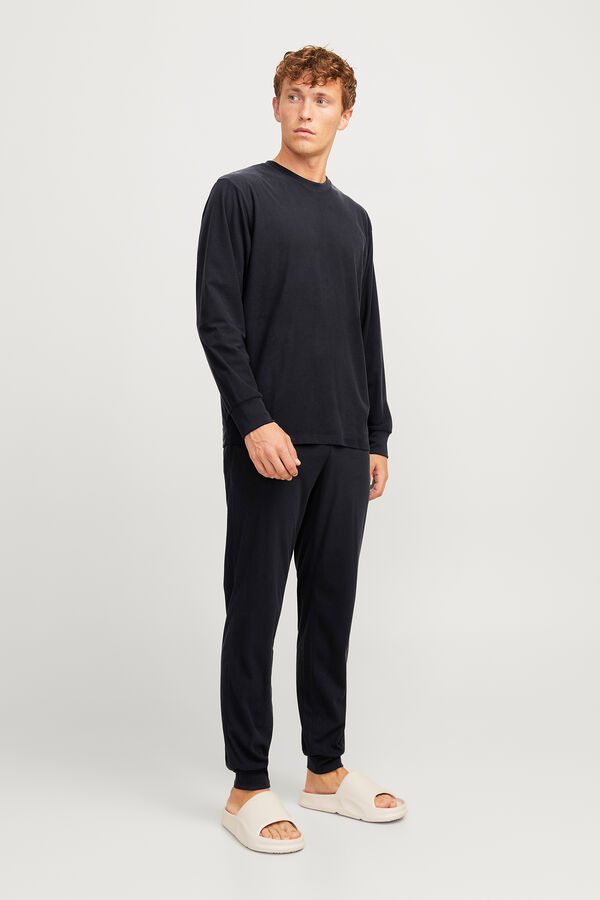 Jack & Jones Conjunto de fato de treino monocrom&aacute;tico preto
