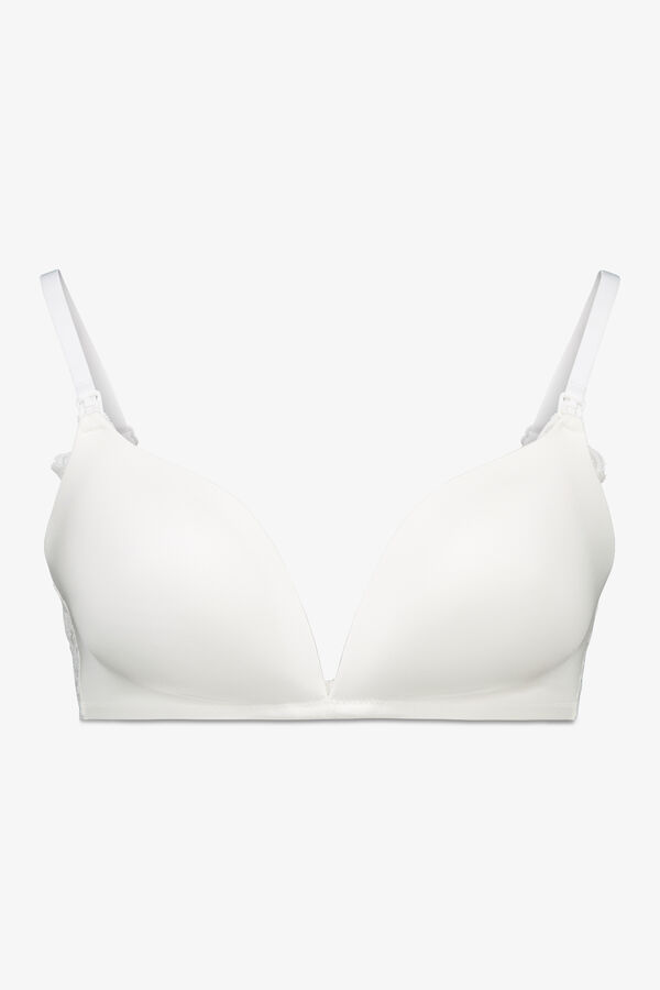 Women'secret Soutien de maternity CHARMING em microfibra branca bege
