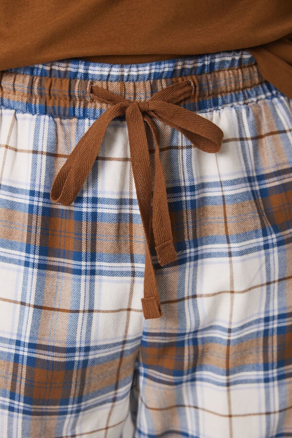 Women'secret Pijama largo hombre 100% algod&oacute;n "Moritz" amarillo