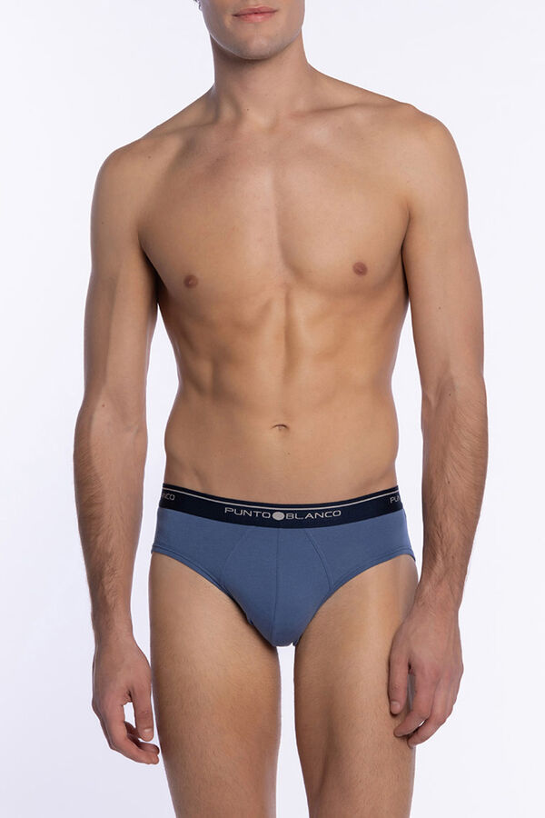 Punto Blanco Cuecas triplas Slip Basix estampado