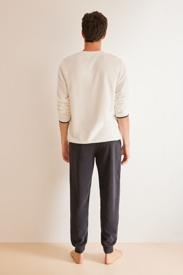 Women'secret Pijama hombre polar Mickey gris