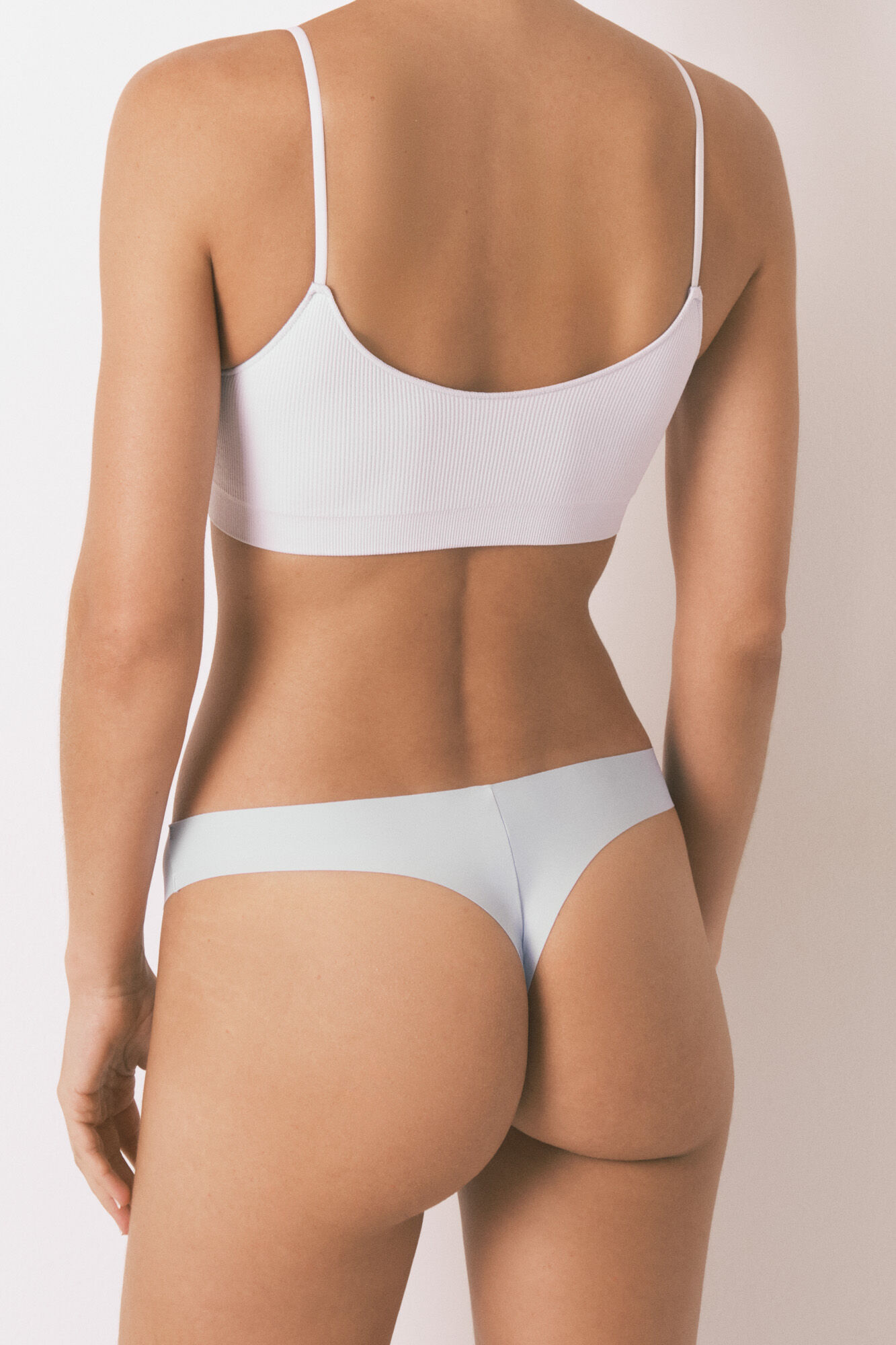 Women'secret Tanga microfibrafibra lila