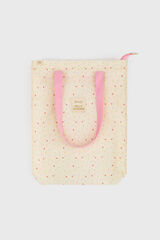 Mr. Wonderful Bolsa de tela tote bag topos multicolor Hello, sunshine! estampado