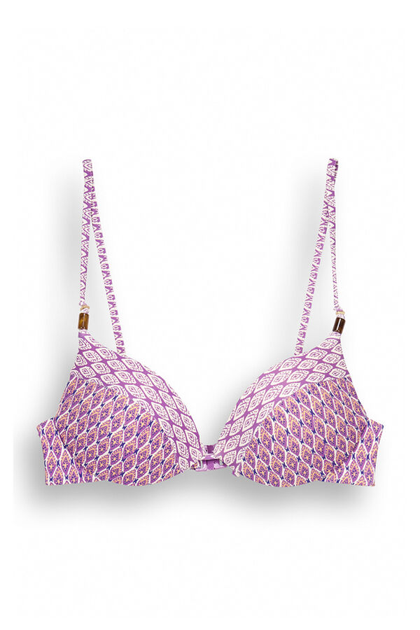 Women'secret Top bikini push up boho estampado