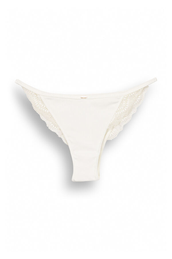 Women'secret Cueca brasileira canal&eacute; marfim bege