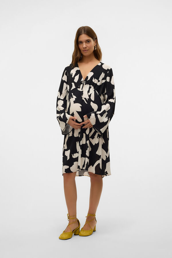 Mamalicious Vestido midi maternity preto