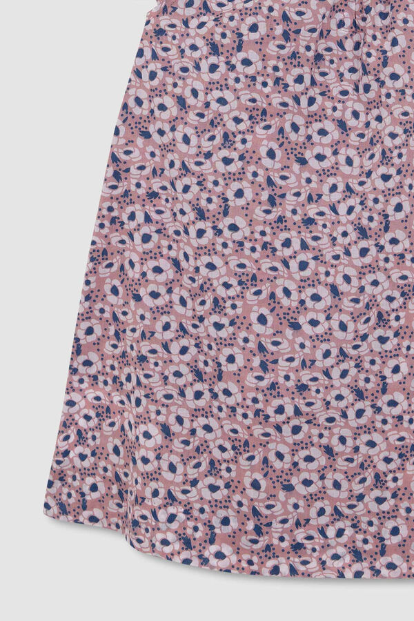 Gocco Vestido Playa Estampado Flores Rosa Medio rosa