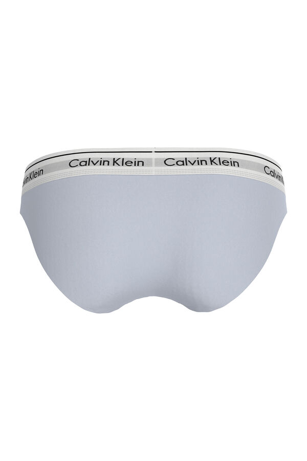 Calvin Klein Calcinha CK clássica azul