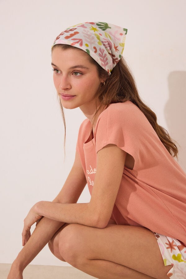 Women'secret Bandana pelo estampado multicolor estampado