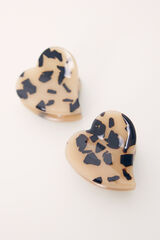 Women'secret Pack 2 pinzas carey coraz&oacute;n blanco