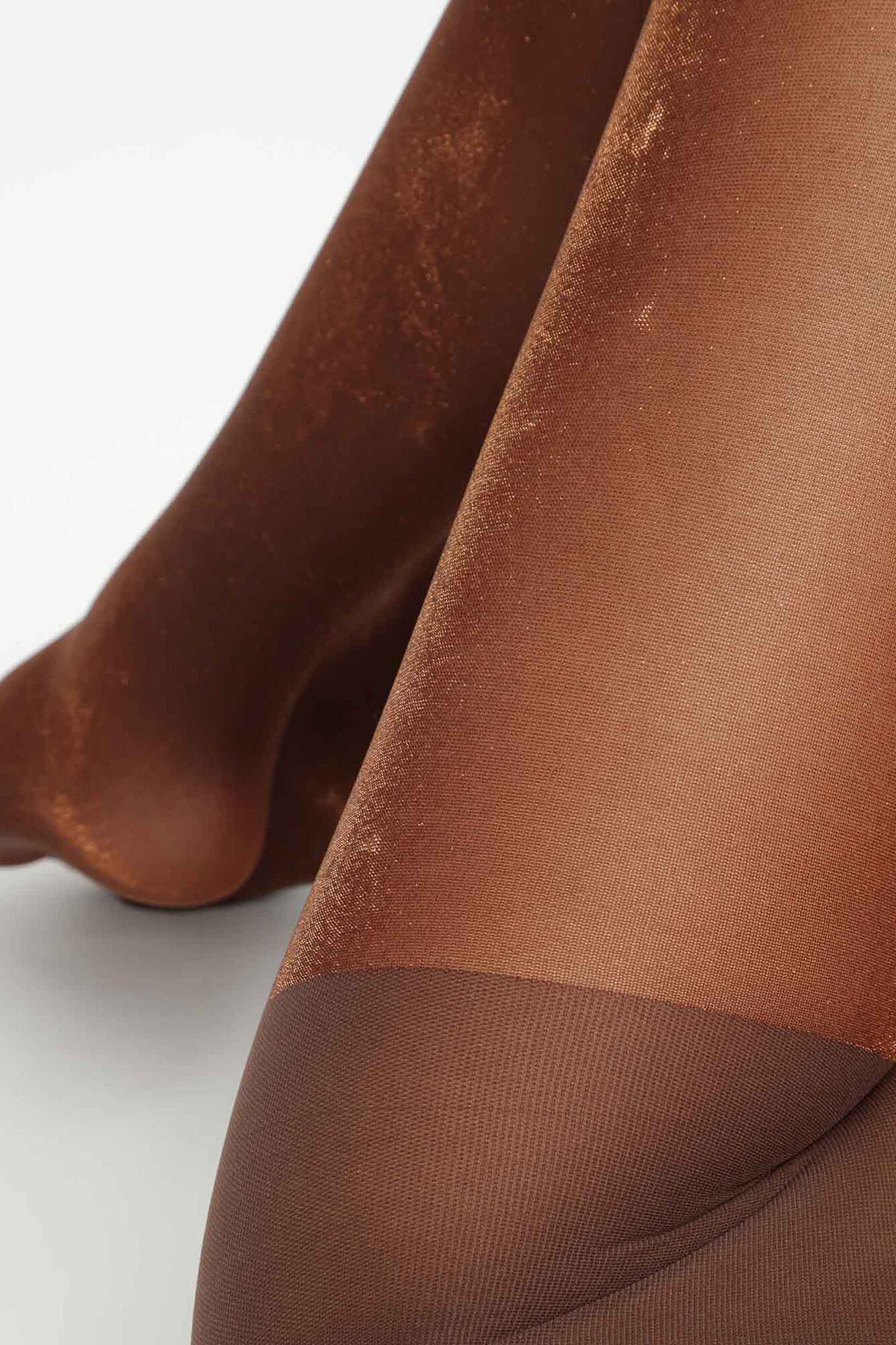 DIM Fantasia Style Le Raffin&eacute; Collants - Marrom