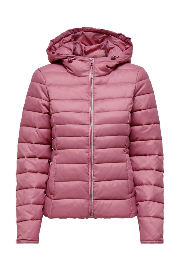 Only Play Casaco com capuz ajust&aacute;vel rosa